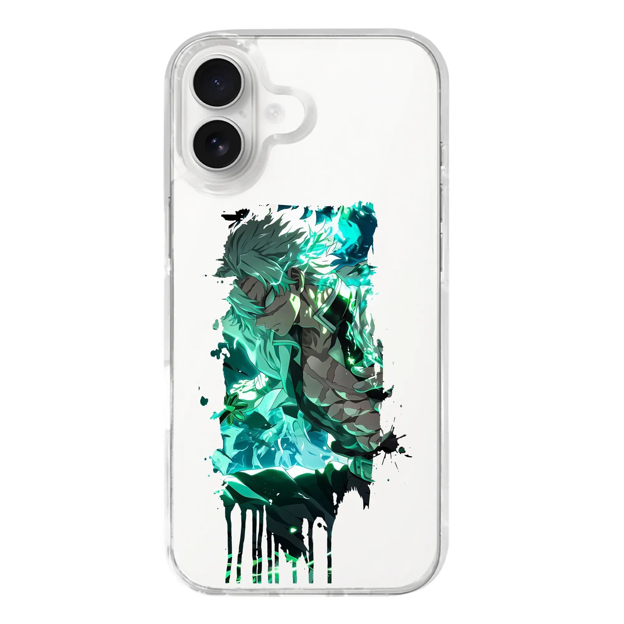 鬼滅の刃 グッズ,不死川 実弥 - iPhone 17シリーズ 透明スマホケース – 薄型・耐衝撃・精密フィット保護カバー